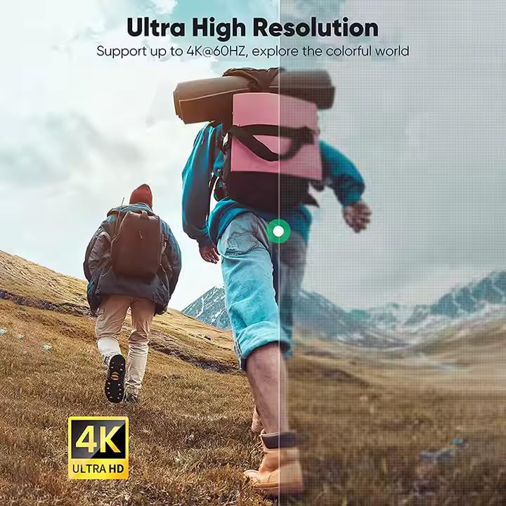 Ricktorious Limited Mini HDMI to HDMI Cable – 18Gbps High Speed | 4K 60Hz Ultra HD | 3D, 1080P, Ethernet – HDMI 2.0 Compatible – Multiple Lengths Available (3M)