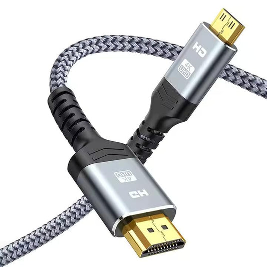 Ricktorious Limited Mini HDMI to HDMI Cable – 18Gbps High Speed | 4K 60Hz Ultra HD | 3D, 1080P, Ethernet – HDMI 2.0 Compatible – Multiple Lengths Available (3M)