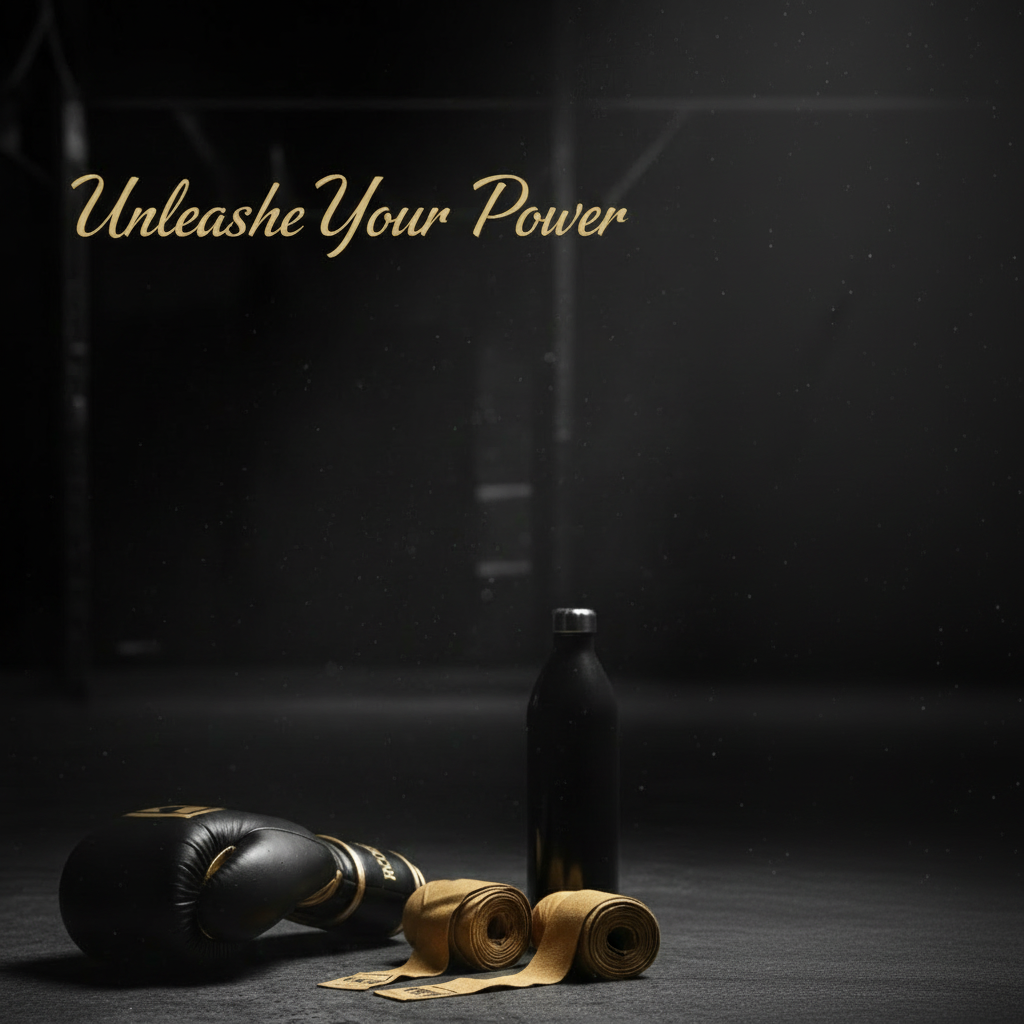 Ricktorious Pro-Series Gold & Black Boxing Gloves – Premium Leather & Superior Impact Protection